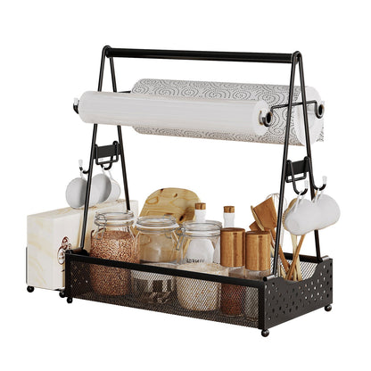 GemGear Utensil Caddy Metal Grill Caddy with paper towel holders, outdoor BBQ organizer on Tampa Home & Garden Store