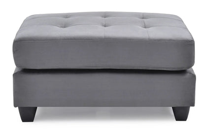 Chic Contemporary Storage Ottoman Tufted Cushion