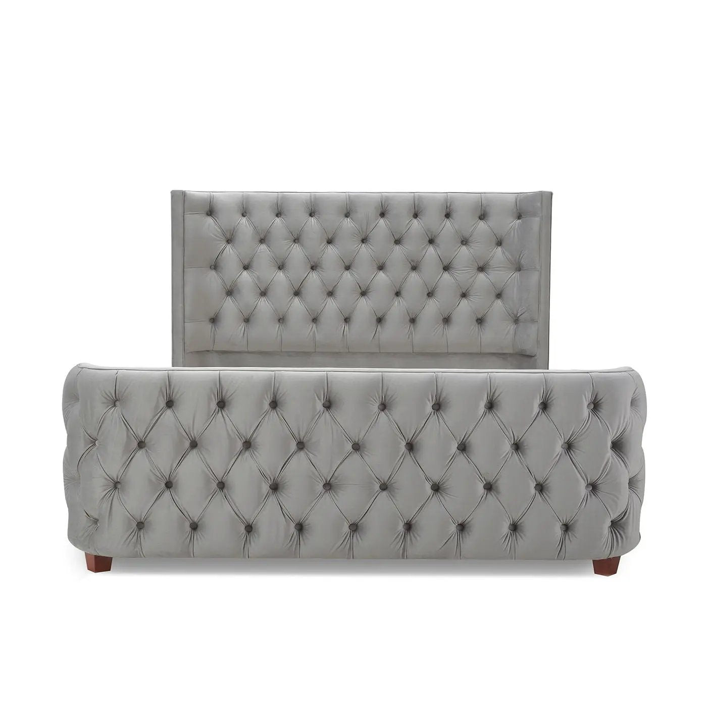 Brooklyn Tufted Bed Headboard and Footboard Set