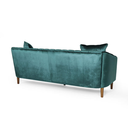 Contemporary Three Seater Sofa with Button Stitch