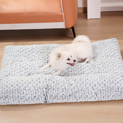 Dog bed thick plush gray kennel mat, soft washable cotton, Sell My Stuff on Tampa Home & Garden Store