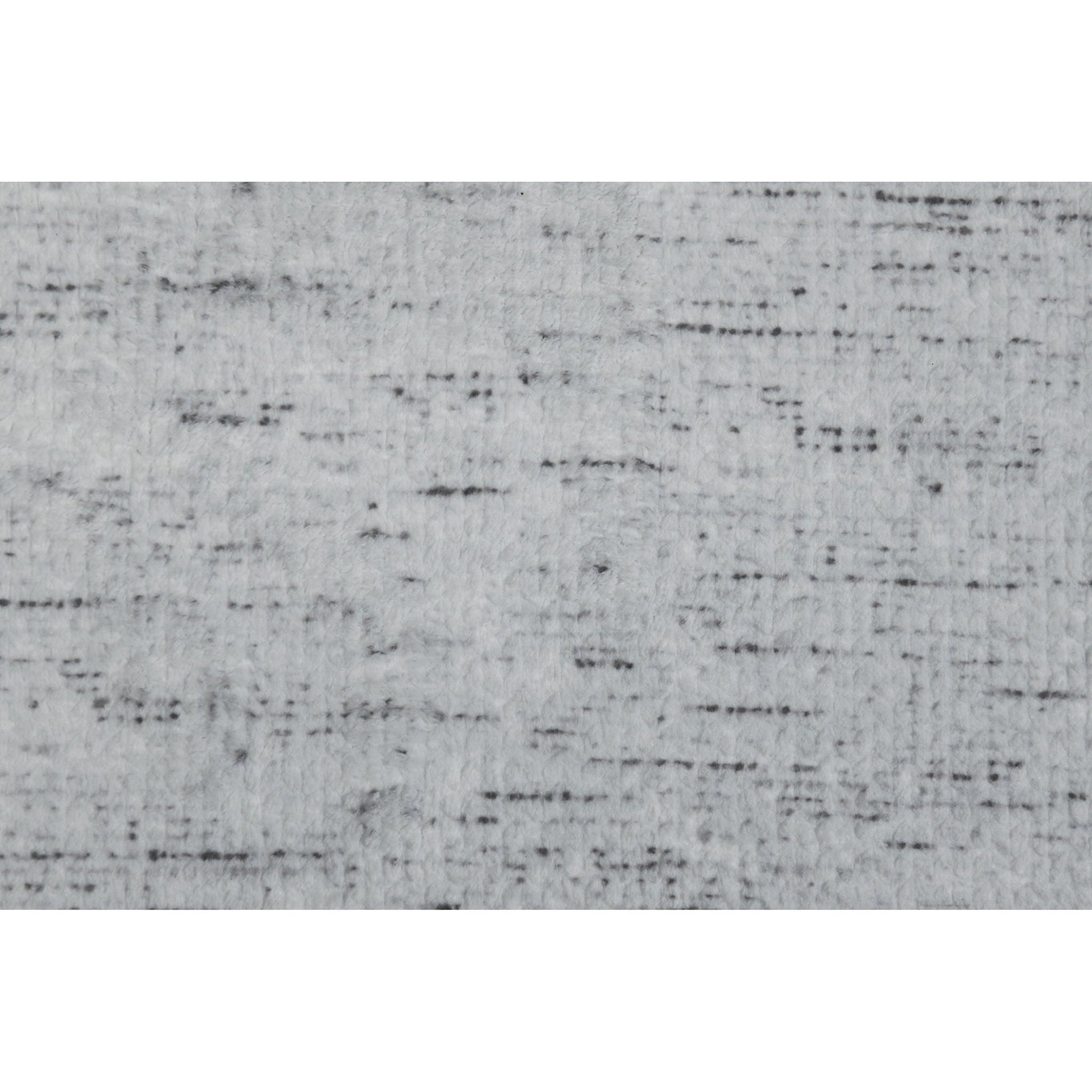 Yaris Bed upholstery fabric close up in heather gray on Tampa Home & Garden Store