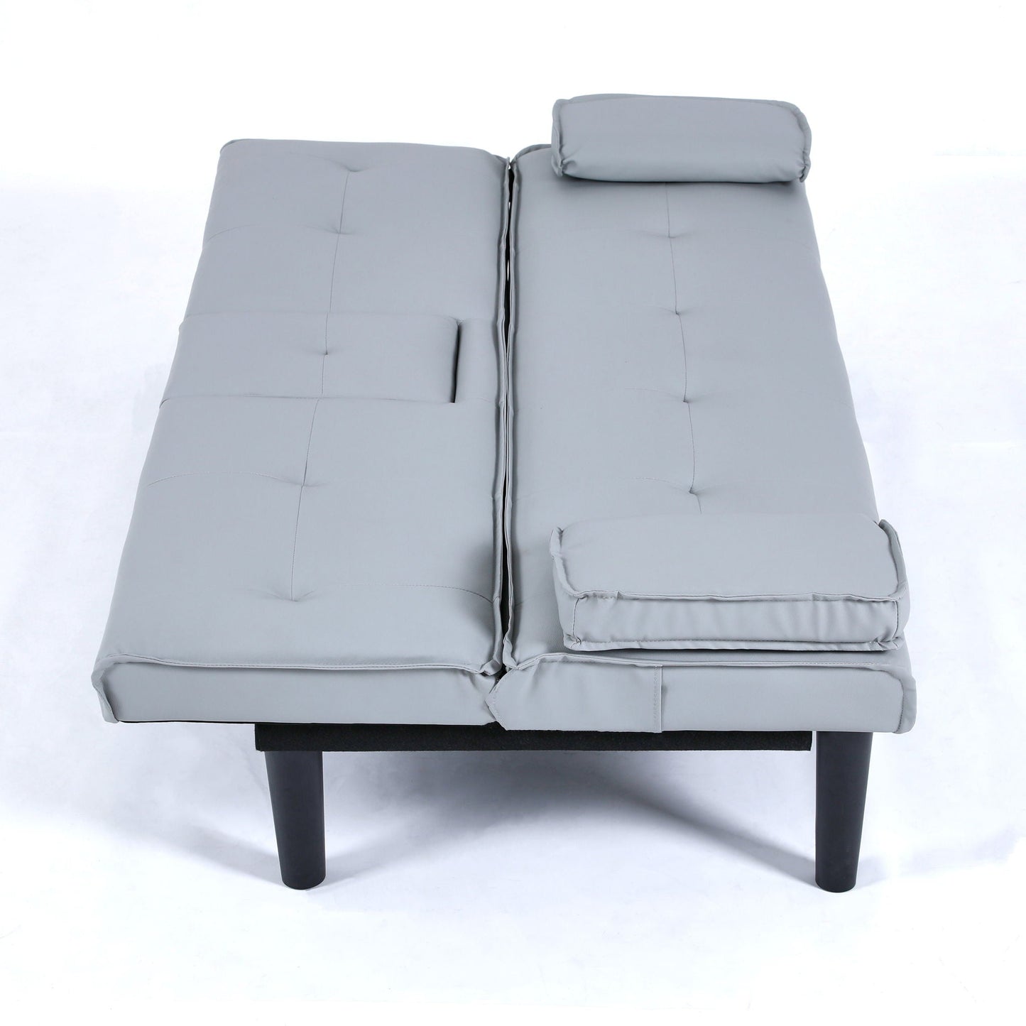 Compact Foldable Sofa Bed and Cup Holder