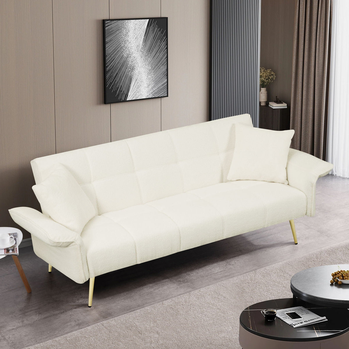 Convertible Double Futon Sofa Bed And Frame