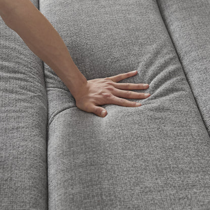 Oversized 3-Seater Compressed Sofa and Chenille