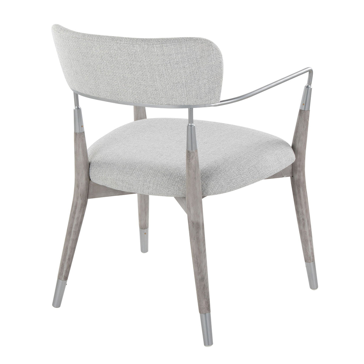 Savannah chair set with upholstered seat and wood frame beige/gray HouseOfZazla on Tampa Home & Garden Store