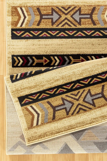Southwest Area Rug With Desert Inspired Design
