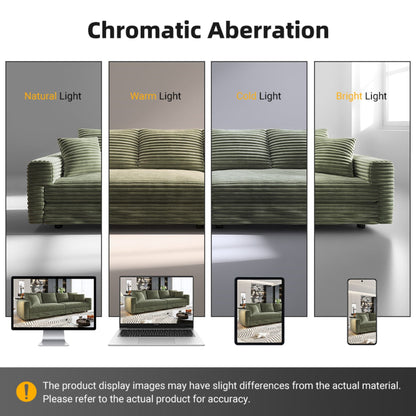 Convertible Sofa With Deep Seat and Pillows