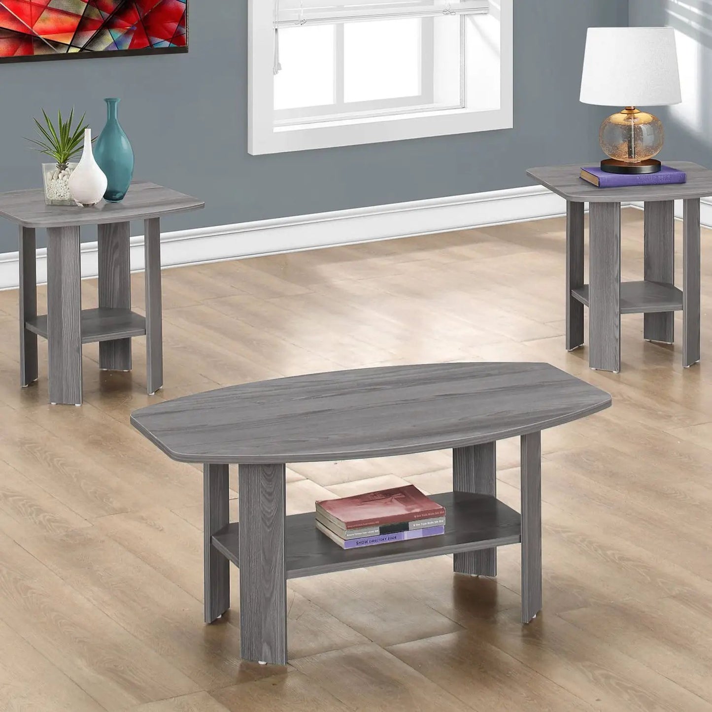 Coffee Table and End Table Set for Living Room
