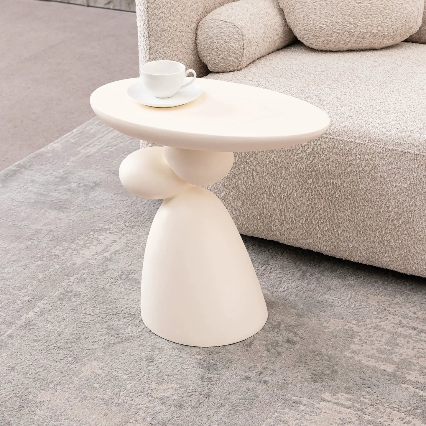 Tibetan Ritual Inspired Lucky Stone Shaped Table