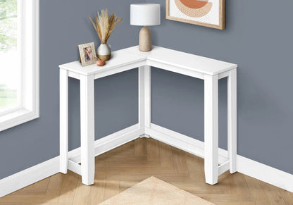 Corner Accent Console Table for Entryway, Modern