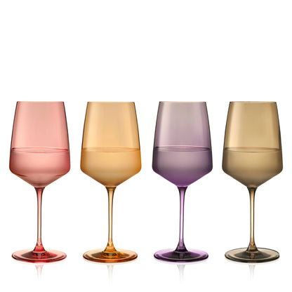 Reserve Nouveau Crystal Wine Glasses Set Of Four