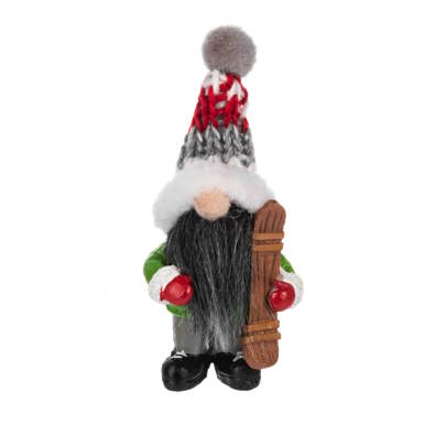 Figurine porte-bonheur de poche Gnome Snow Much Fun -