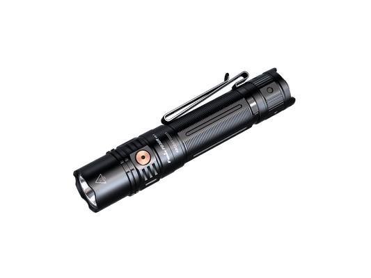 Fenix PD36R V2 compact rechargeable tactical flashlight with aluminum body and clip on Tampa Home & Garden Store