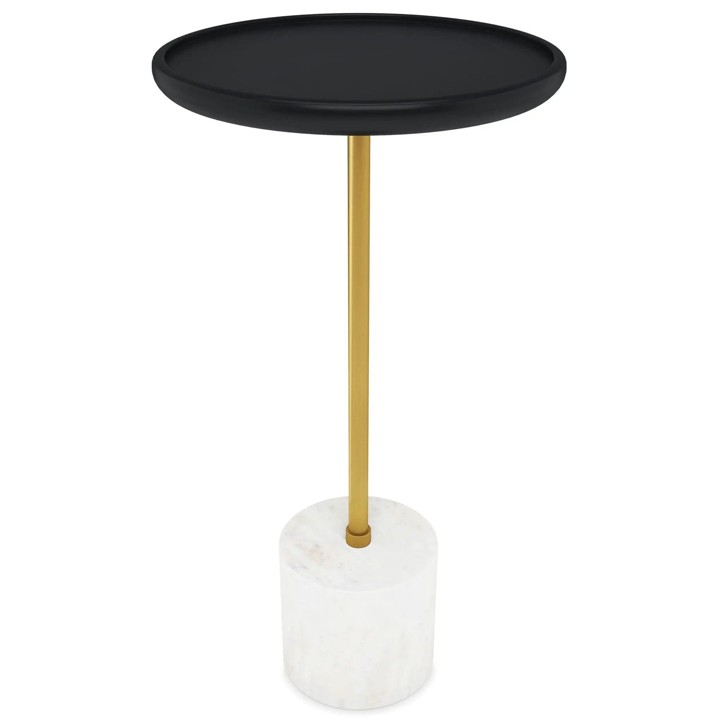 Turner Side Table With Marble Base and Frame