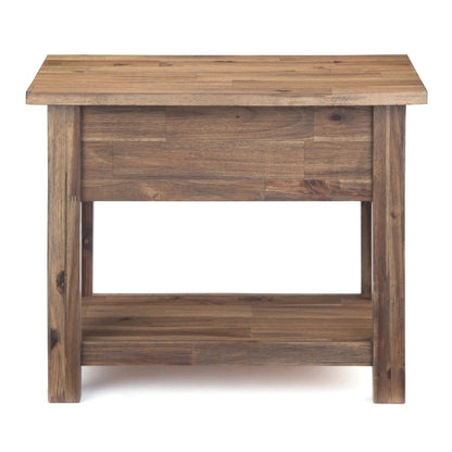 Monroe Handcrafted Side Table and the Acacia Wood