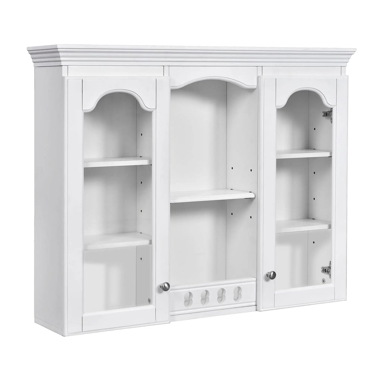 Wall Mounted Medicine Cabinet With Glass Doors