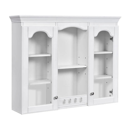 Wall Mounted Medicine Cabinet With Glass Doors
