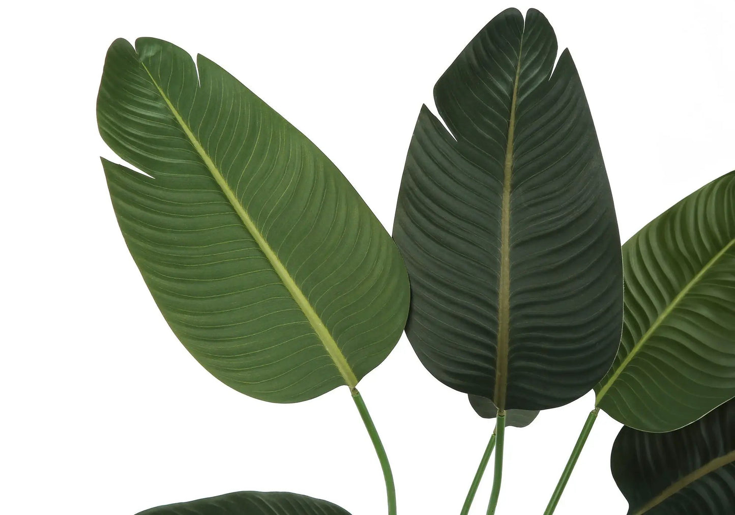 Bird of Paradise artificial plant leaves green/black 44in tall Unique Piece Furniture decor on Tampa Home & Garden Store