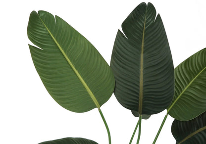 Bird of Paradise artificial plant leaves green/black 44in tall Unique Piece Furniture decor on Tampa Home & Garden Store