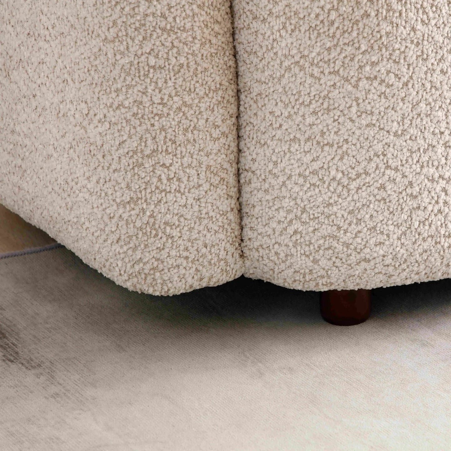 Luxury Modern Couch 3-Seater beige boucle upholstery by Unique Piece Furniture on Tampa Home & Garden Store
