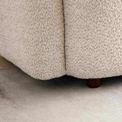 Luxury Modern Couch 3-Seater beige boucle upholstery by Unique Piece Furniture on Tampa Home & Garden Store