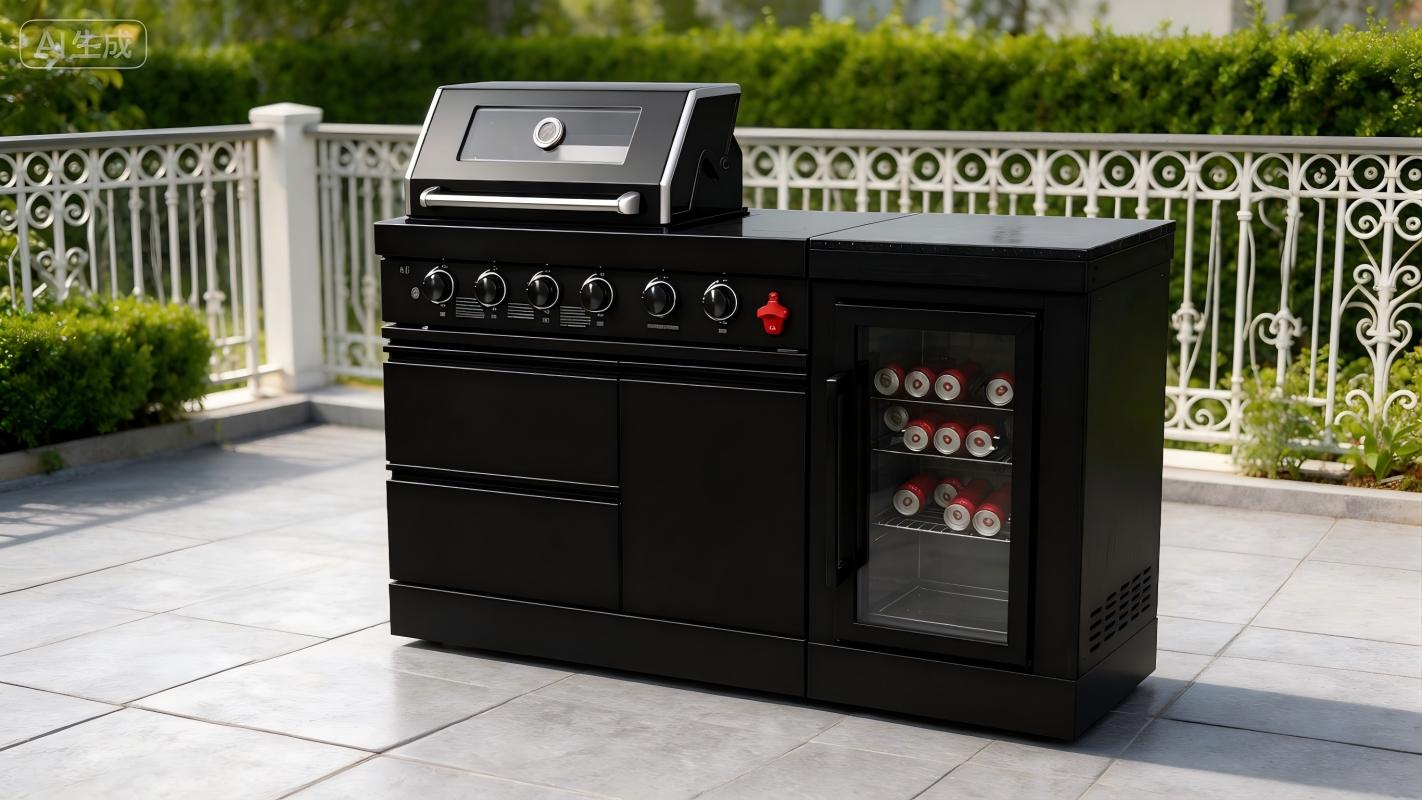 65 Inch 4 Burner Stainless Steel Propane Grill