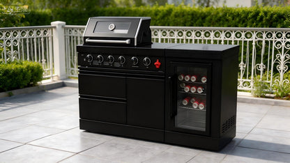 65 Inch 4 Burner Stainless Steel Propane Grill
