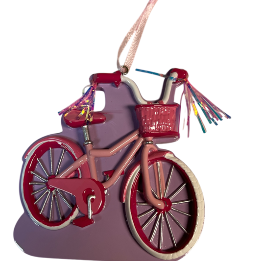 First Bike Pink Ornament - Tampa Home & Garden Store