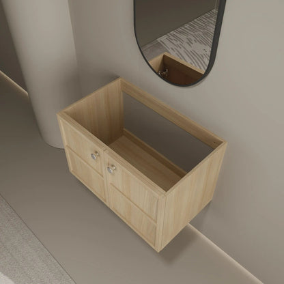 Modern Mounted Vanity With Soft Closing Doors