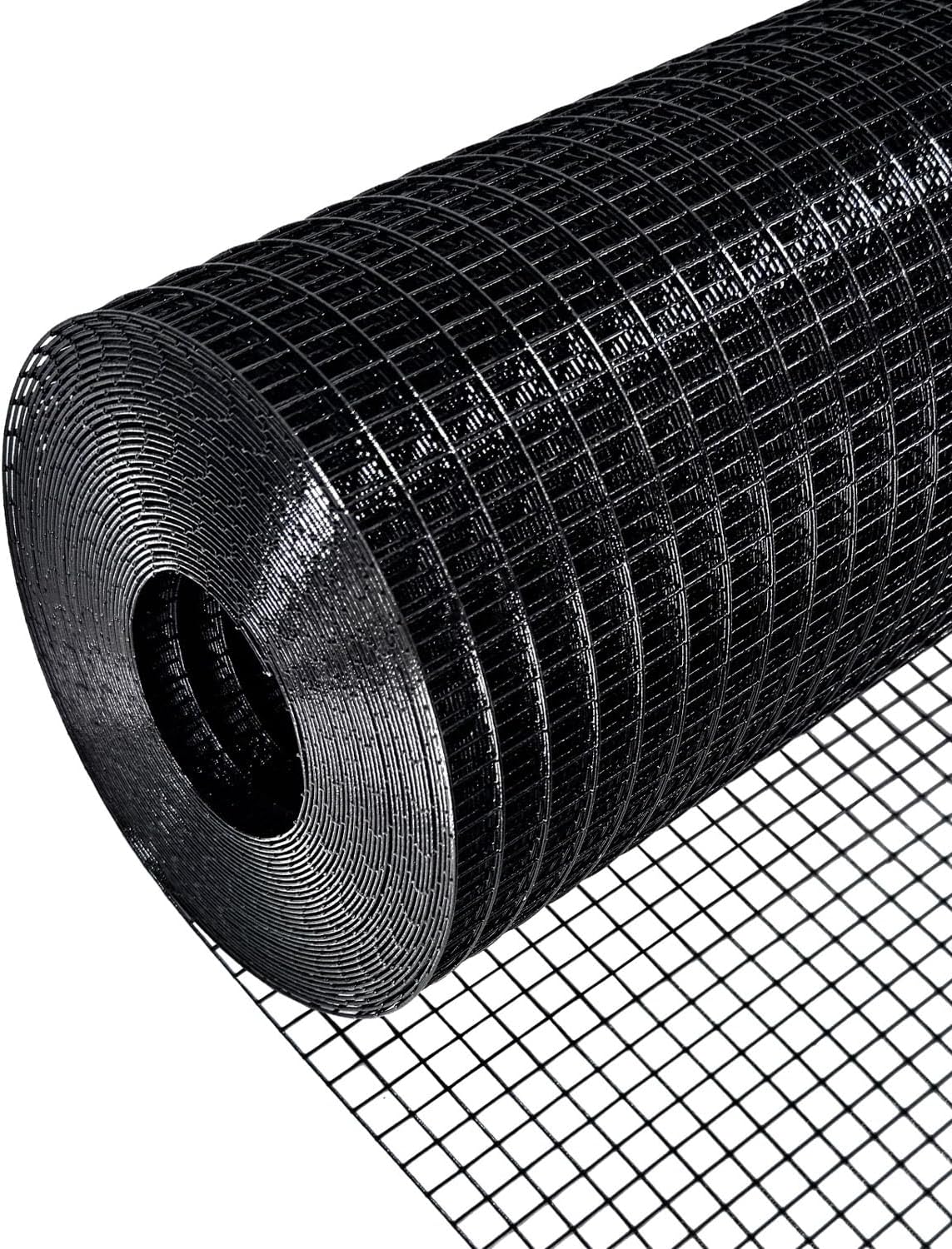 Black hardware cloth roll 5 ft x 100 ft, 19 gauge, 1/2 in openings, HouseOfZazla wire fencing on Tampa Home & Garden Store