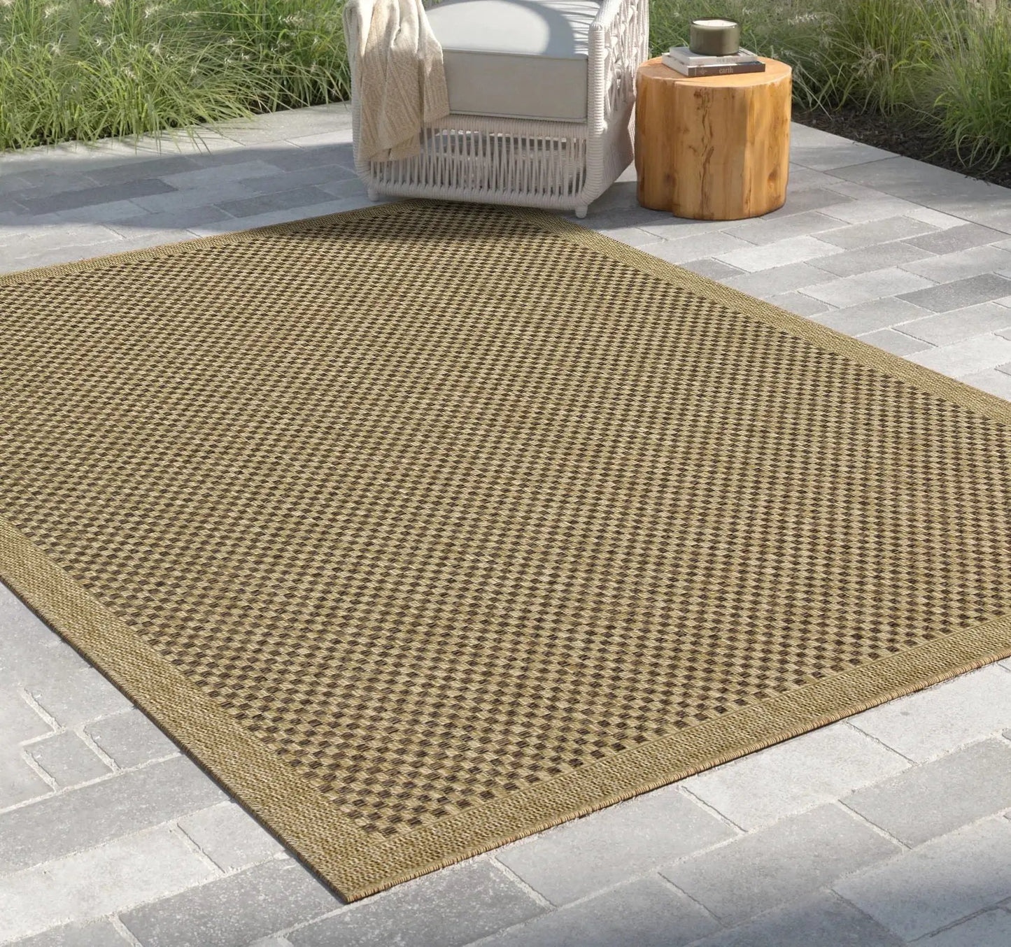 Earth Polypropylene Indoor Outdoor Area Rug