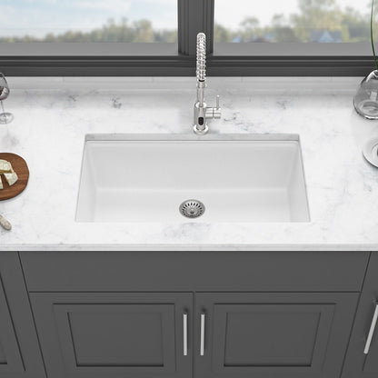 White quartz kitchen sink undermount with granite composite workstation by HouseOfZazla on Tampa Home & Garden Store