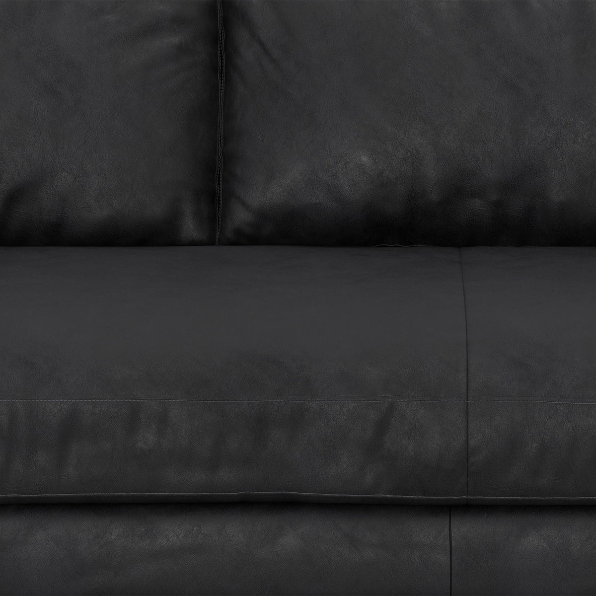 Morrison Brazilian Leather Sofa and Ottoman Set