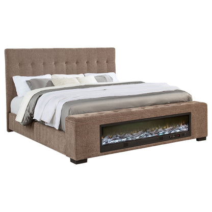 Crombie Bed With Visual Flame Effect and Speaker