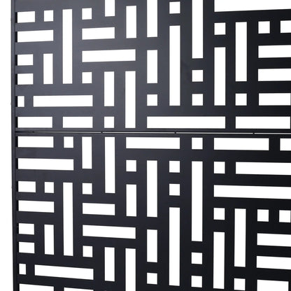 Decorative freestanding metal privacy screen by Unique Piece Furniture for indoor outdoor use on Tampa Home & Garden Store