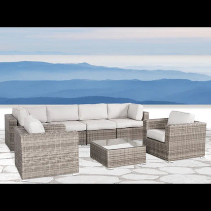 Comfortable Outdoor Sectional and Lounge Set