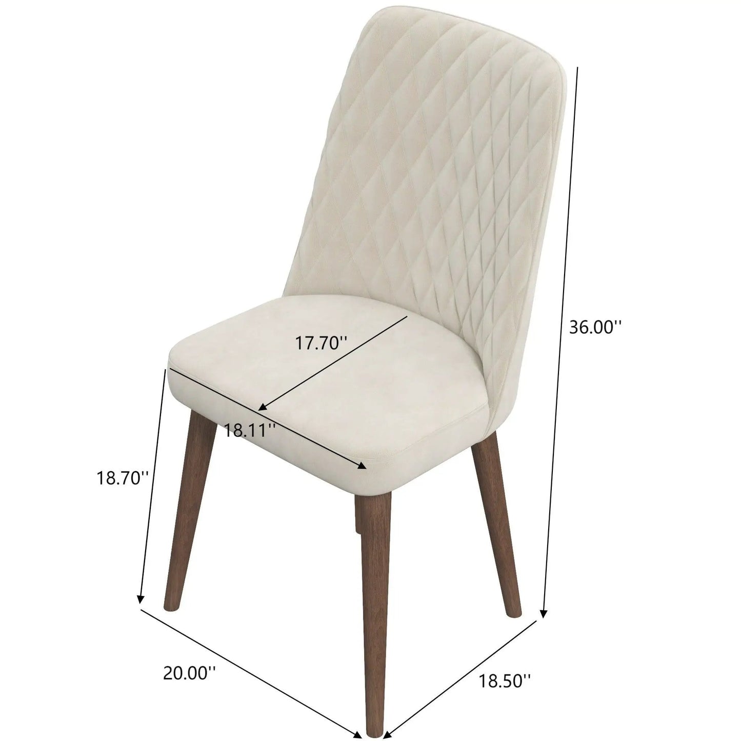 Katie Mid Century Modern Dining Chair Set