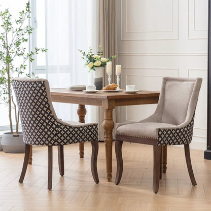Ultra Side Dining Chair Set of 2 With High Back
