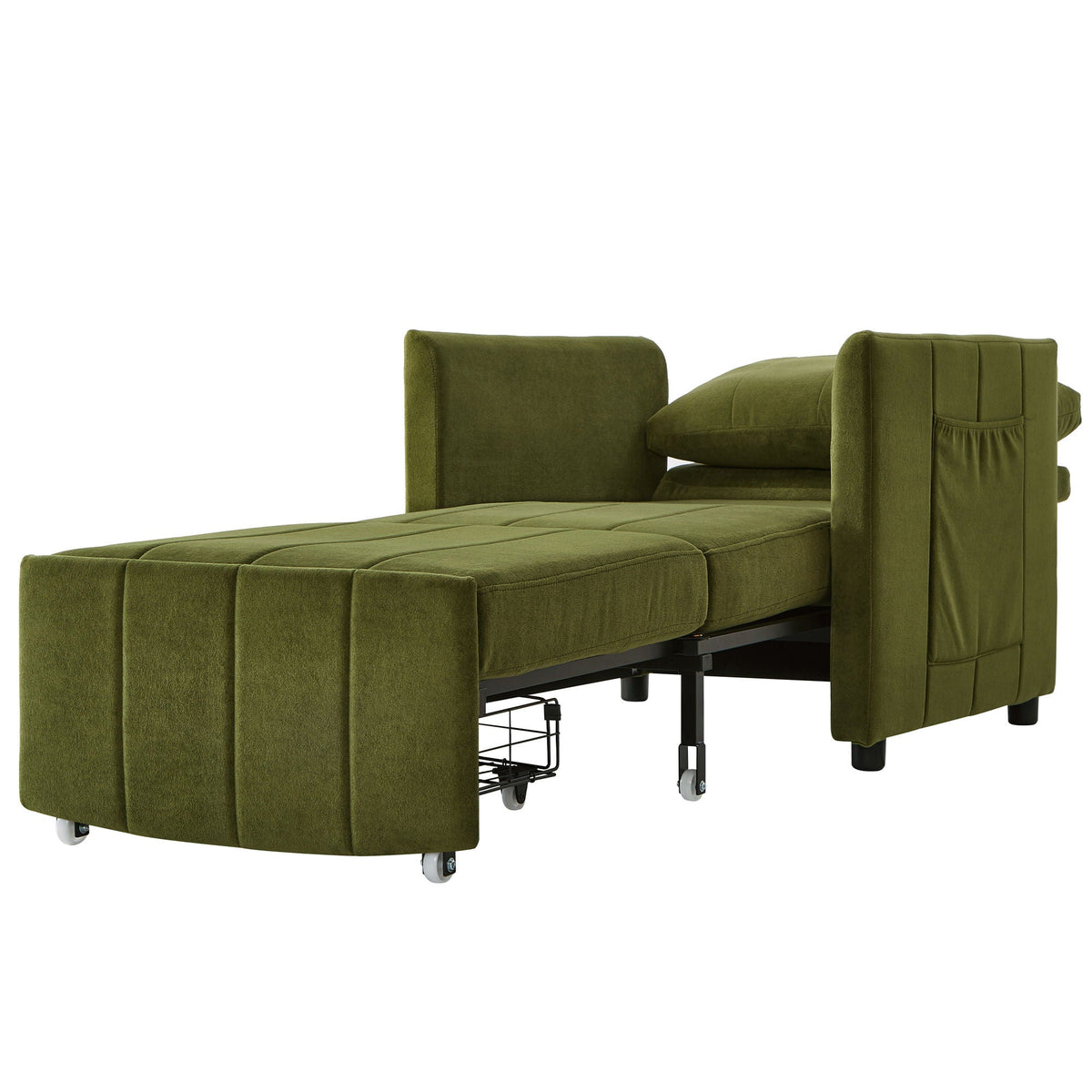 Convertible Sleeper Sofa and Storage Pockets