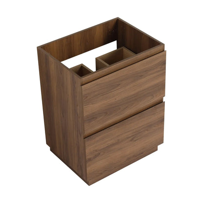 Modern Freestanding Vanity with Double Drawer