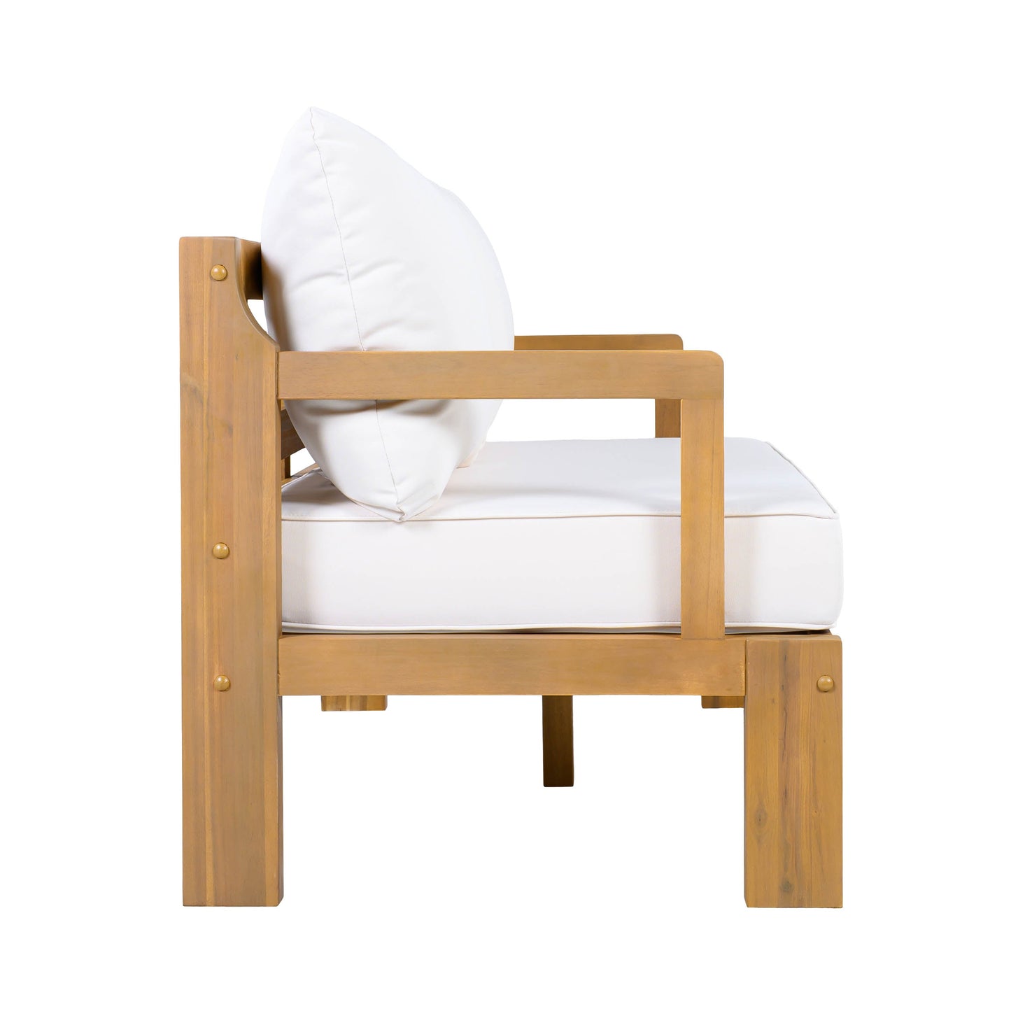 Premium Acacia Wood Two Piece Patio Chat Set