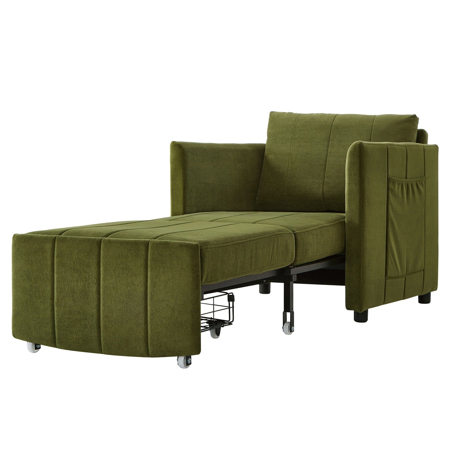 Convertible Sleeper Sofa and Storage Pockets