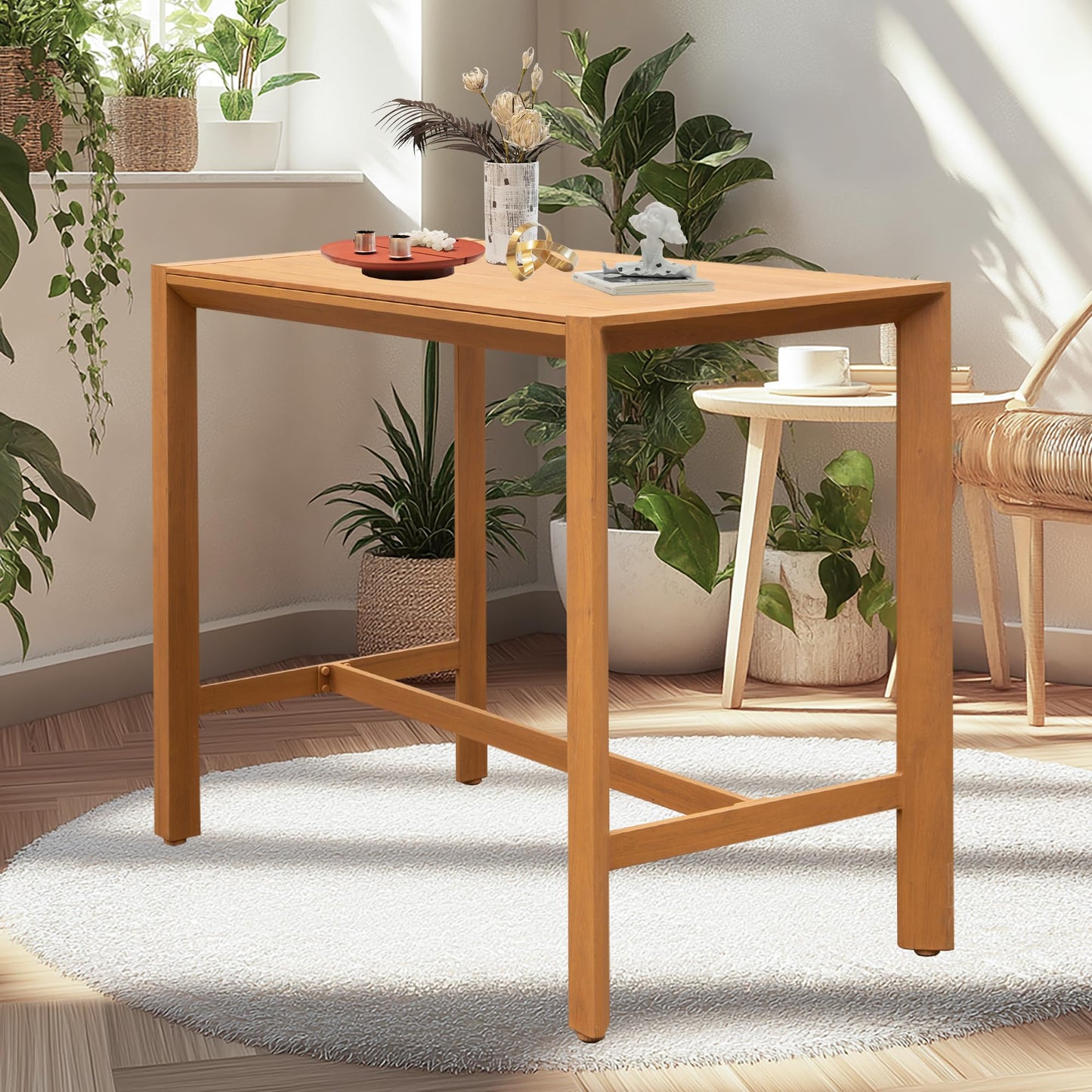 Sturdy And Weatherproof Outdoor Bar Table
