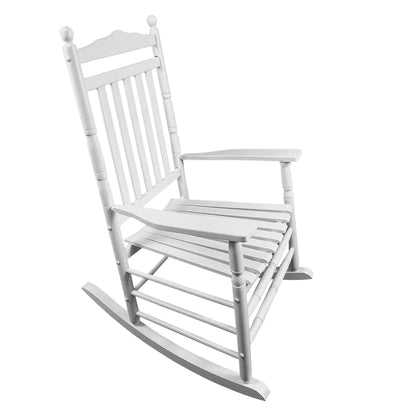 Balcony Porch Rocking Wood Chair for Adults