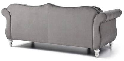 Hollywood Sofa with Glam Tufted Nailhead Trim