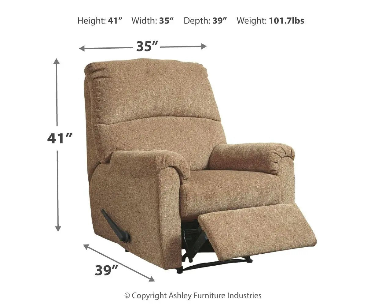 Nerviano Zero Wall Recliner for Living Rooms