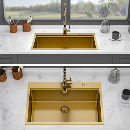 Drop In Kitchen Sink Stainless Steel Workstation