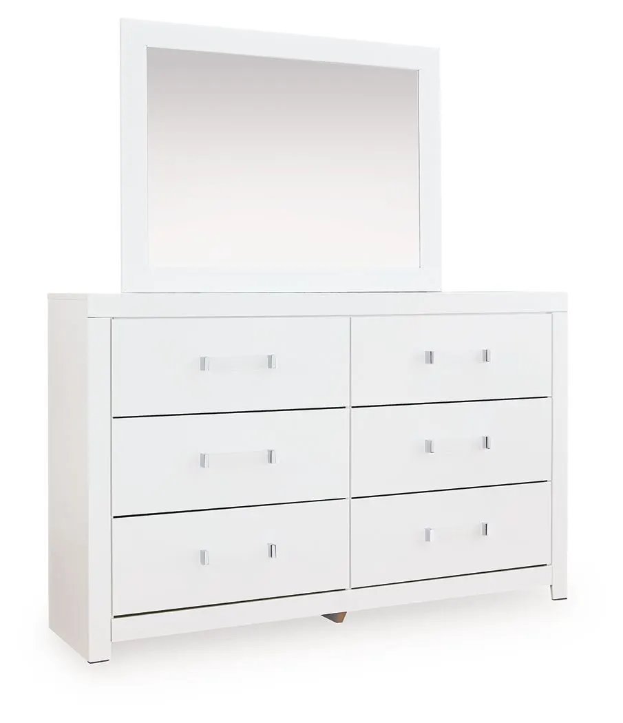 Maeling Six Drawer Dresser with Matte Finish