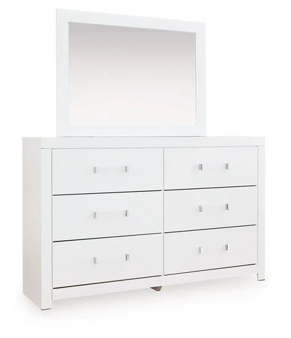 Maeling Six Drawer Dresser with Matte Finish